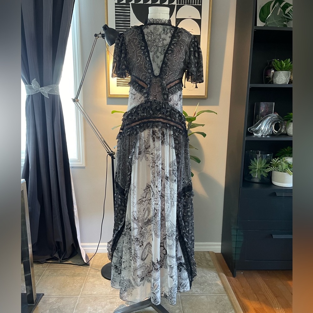 Zara Limited Edition Combined Lace Dress